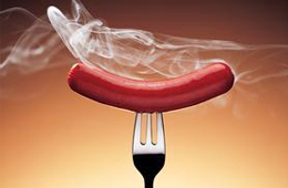 肉食大佬雙匯也看好，熱狗的專用香腸原來這么做！